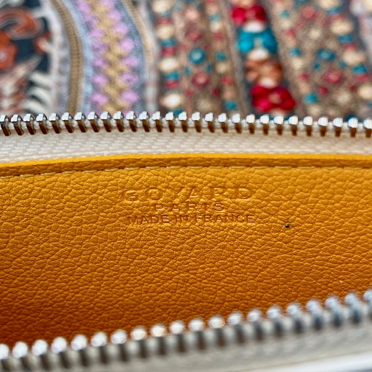 Goyard 8504 Long Wallet White - 2
