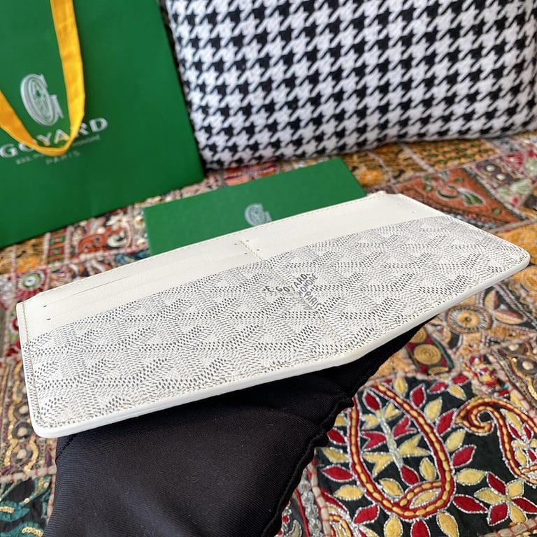 Goyard 8504 Long Wallet White - 7