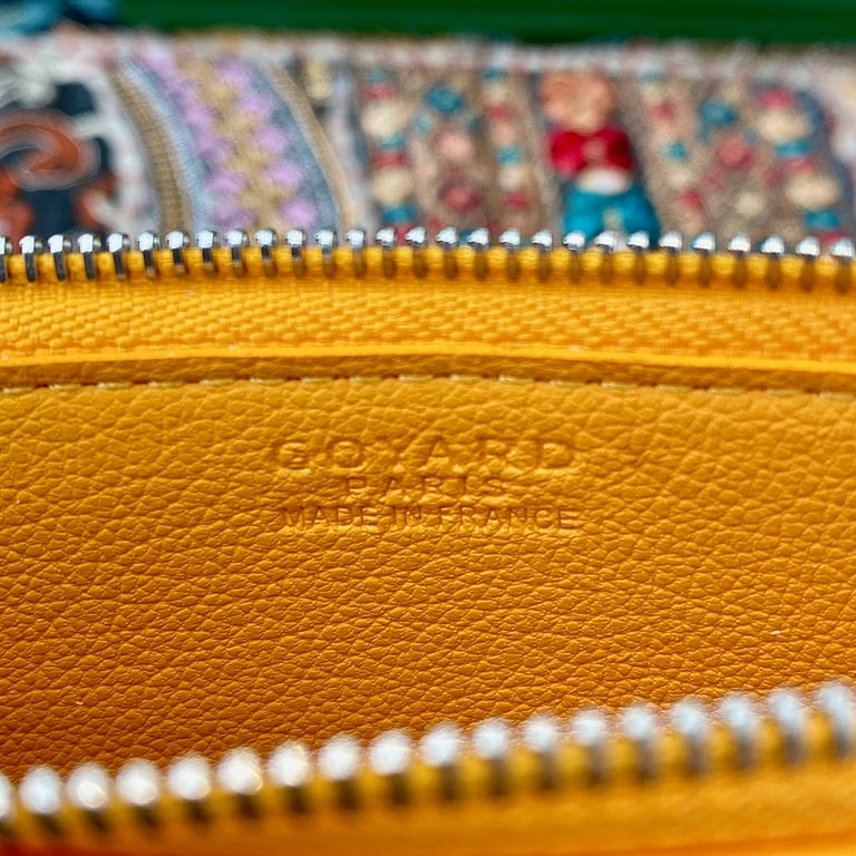 Goyard 8504 Zip Card Wallet Yellow - 2