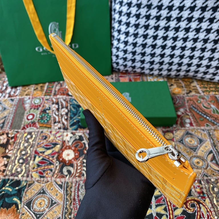 Goyard 8504 Zip Card Wallet Yellow - 6