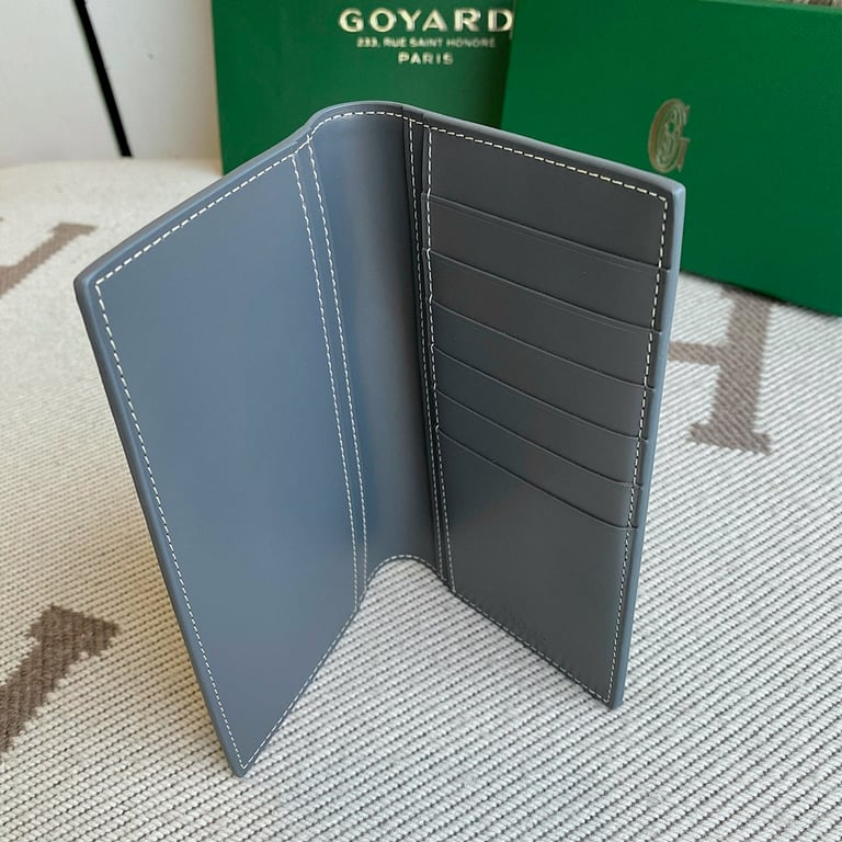 Goyard Passport Holder Grey Goyardine - 6