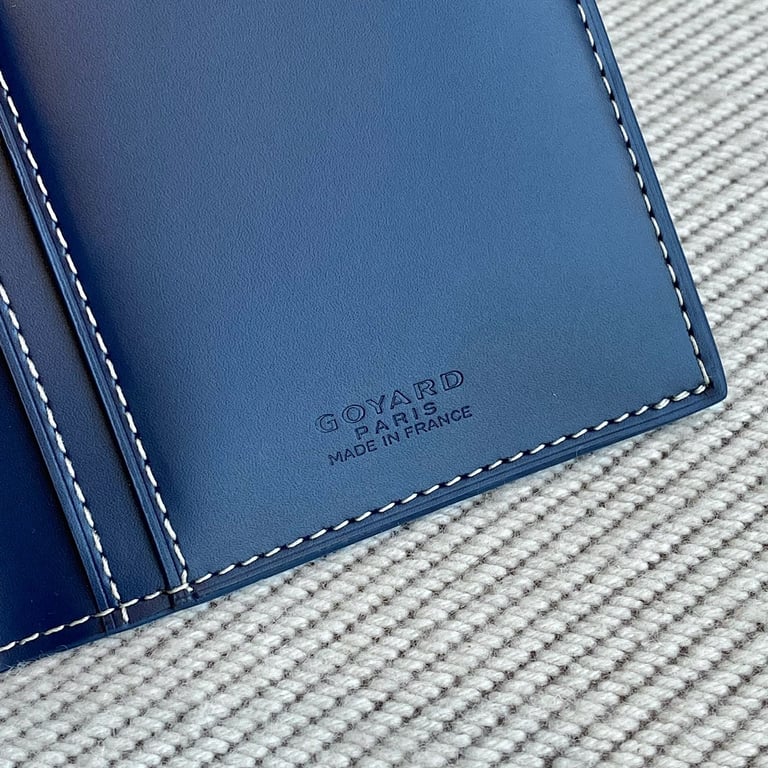Goyard Passport Cover Navy Blue - 2