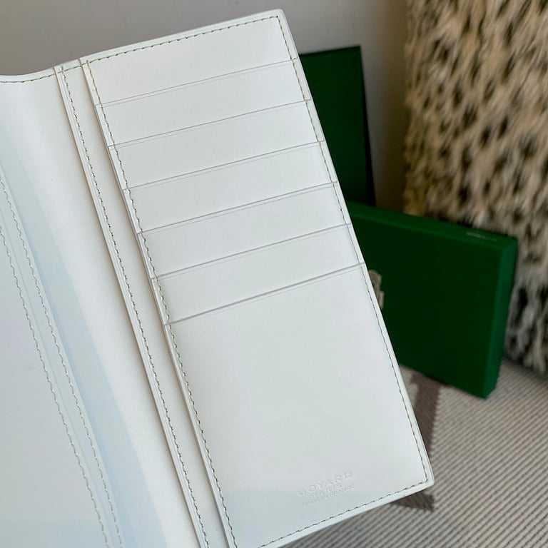 Goyard Goyardine Canvas Passport Cover White - 3