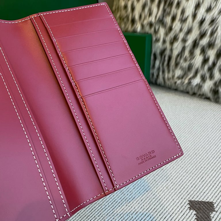 Goyard Grenelle Passport Cover Burgundy - 3