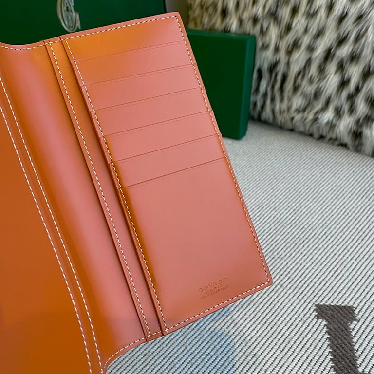 Goyard Goyardine Passport Holder Orange - 3