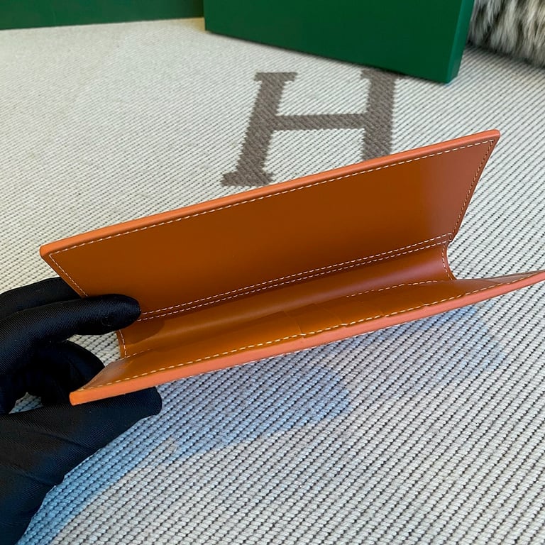 Goyard Goyardine Passport Holder Orange - 4