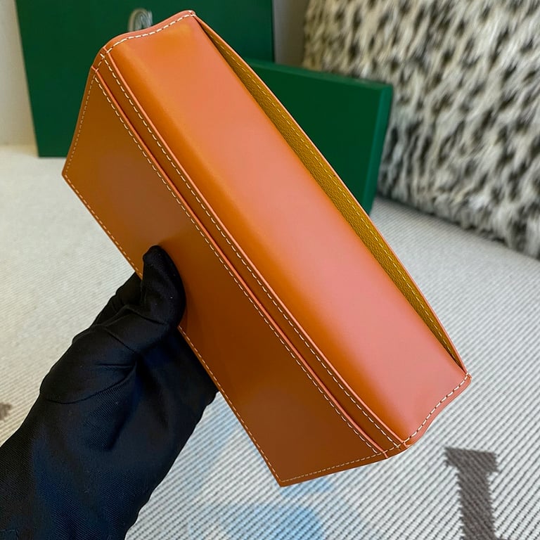 Goyard Goyardine Passport Holder Orange - 5