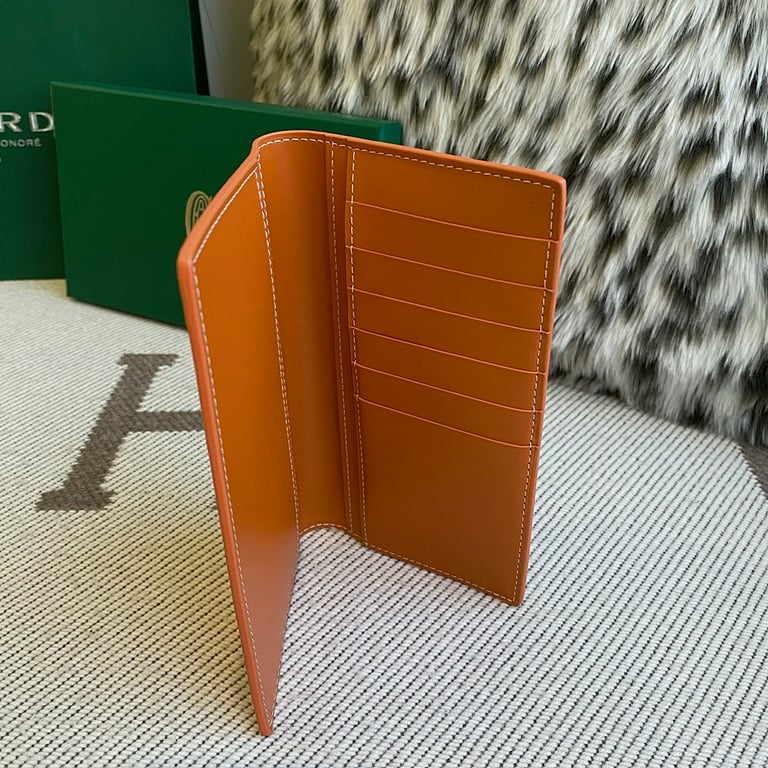 Goyard Goyardine Passport Holder Orange - 6