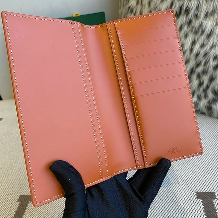 Goyard Goyardine Passport Holder Orange - 7