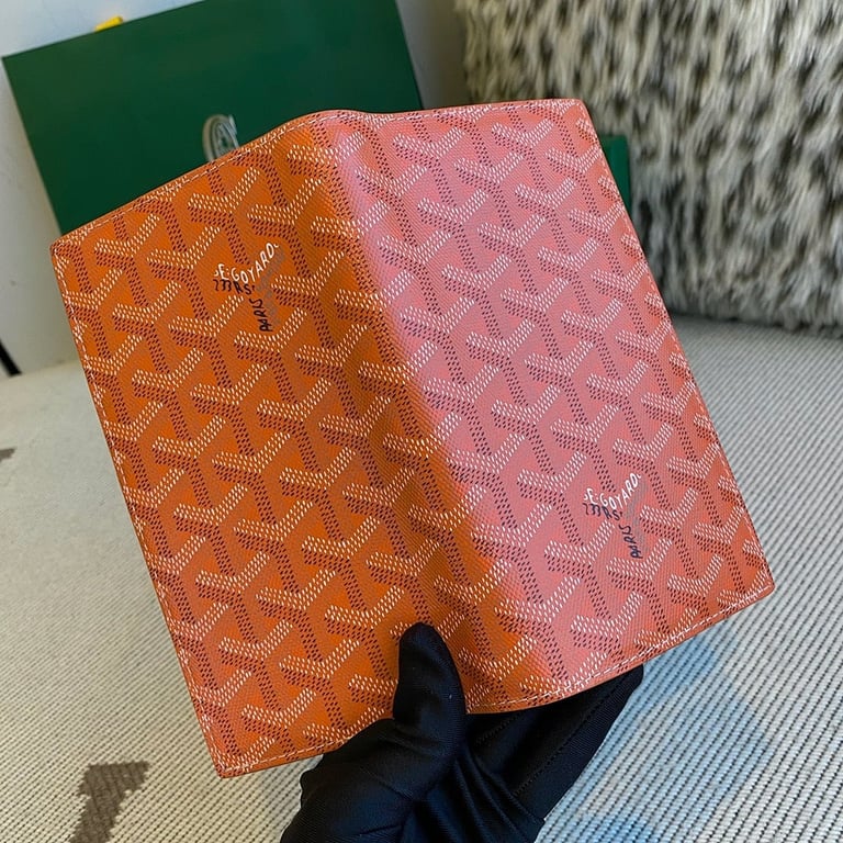 Goyard Goyardine Passport Holder Orange - 8
