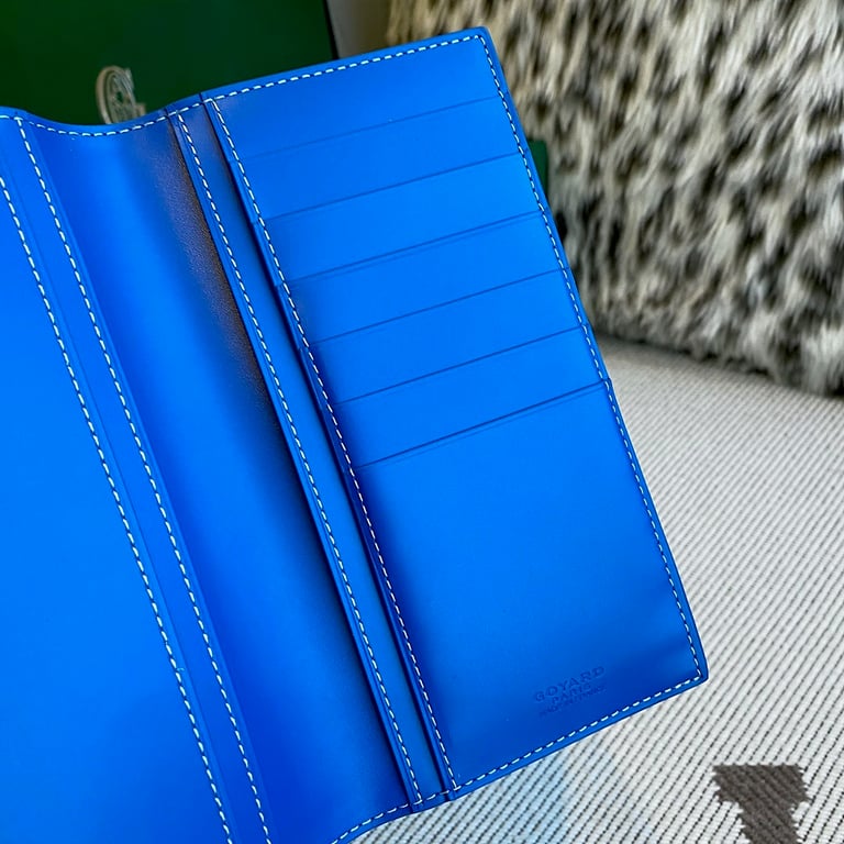 Goyard Goyardine Passport Cover Blue - 3