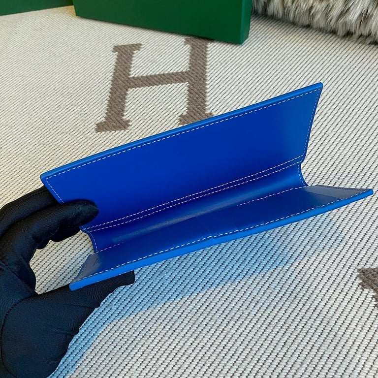 Goyard Goyardine Passport Cover Blue - 4