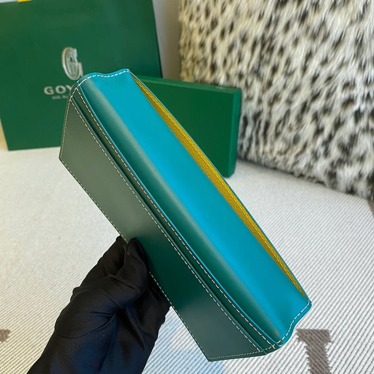 Goyard Passport Holder Green Goyardine - 5