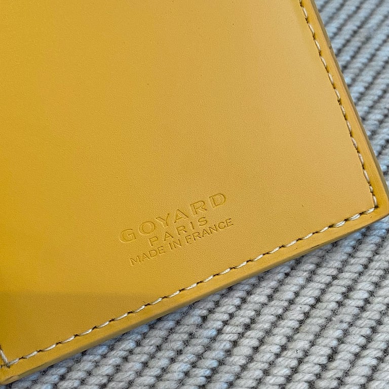 Goyard Passport Holder Yellow - 2