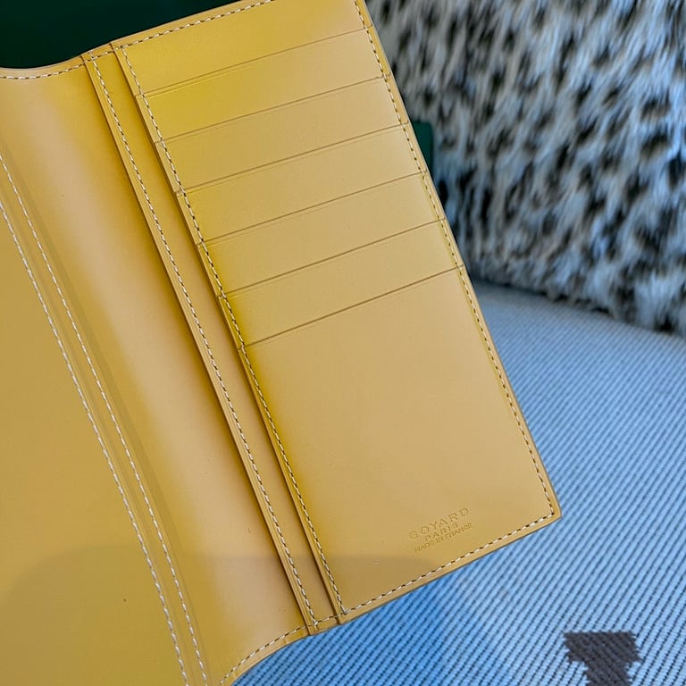 Goyard Passport Holder Yellow - 3