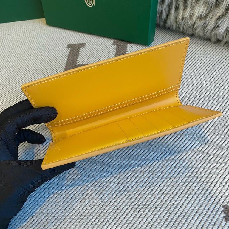 Goyard Passport Holder Yellow - 4