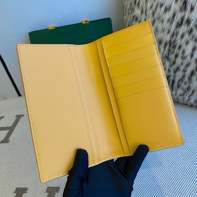 Goyard Passport Holder Yellow - 7