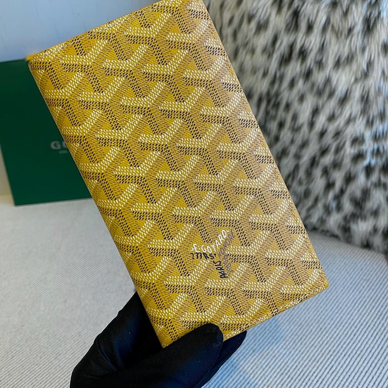 Goyard Passport Holder Yellow - 9