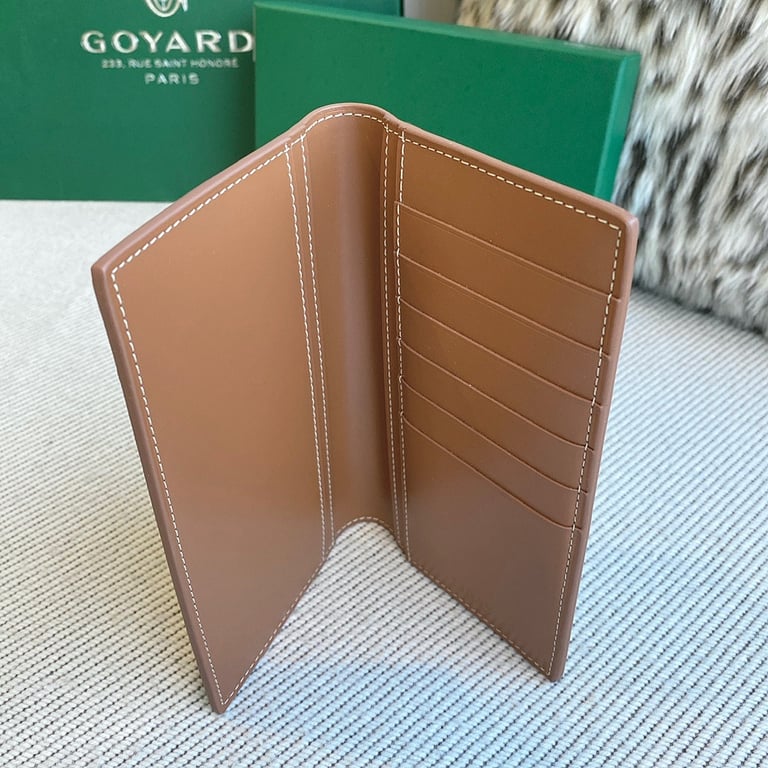 Goyard Passport Holder Black/Tan - 7
