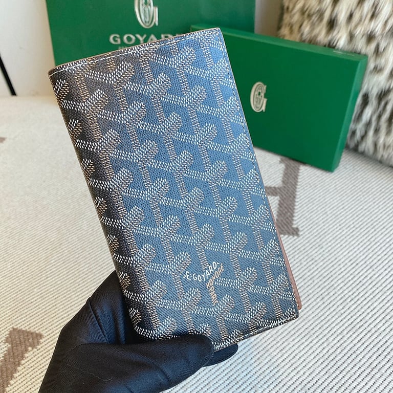 Goyard Passport Holder Black/Tan - 8