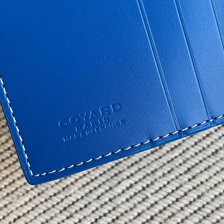 Goyard Saint-Pierre Card Holder Blue Goyardine - 3