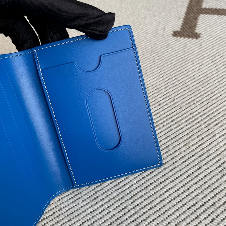 Goyard Saint-Pierre Card Holder Blue Goyardine - 4