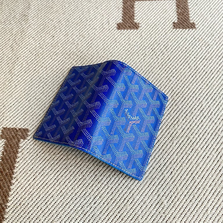 Goyard Saint-Pierre Card Holder Blue Goyardine - 8