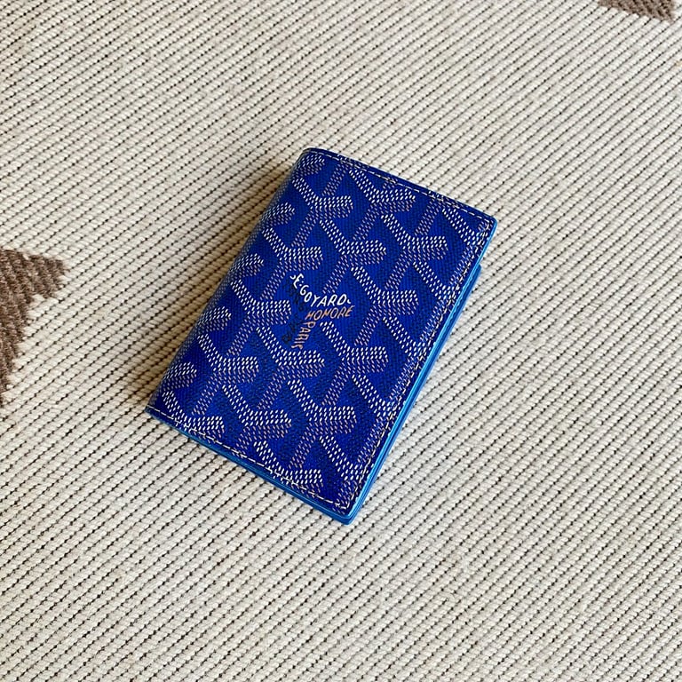 Goyard Saint-Pierre Card Holder Blue Goyardine - 9
