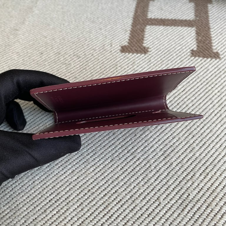 Goyard Saint-Pierre Card Holder Burgundy - 5