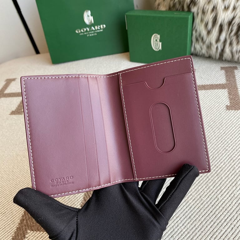 Goyard Saint-Pierre Card Holder Burgundy - 7