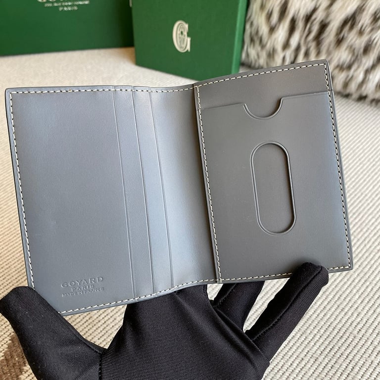 Goyard Saint-Pierre Card Holder Grey Goyardine - 7