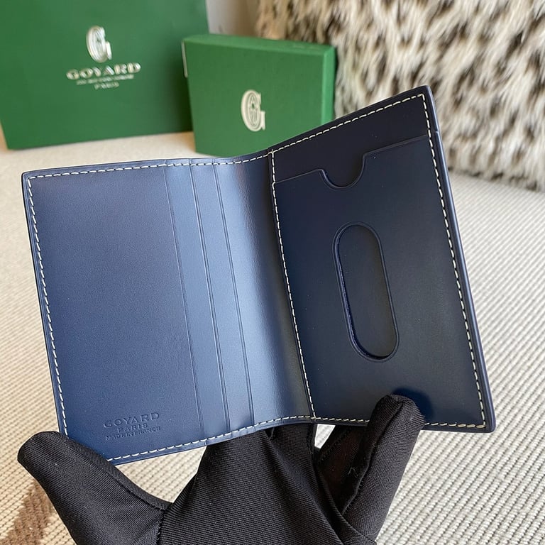 Goyard Saint-Pierre Card Holder Navy Blue - 7