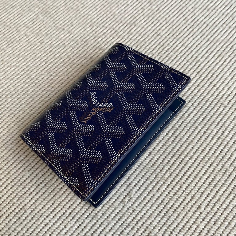 Goyard Saint-Pierre Card Holder Navy Blue - 9