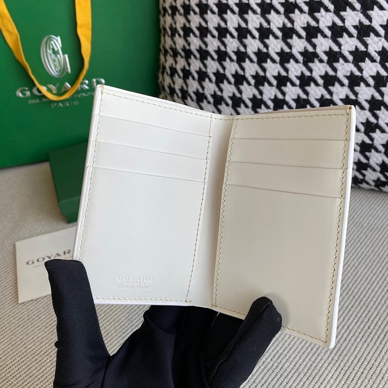 Goyard Bifold Card Wallet White - 5