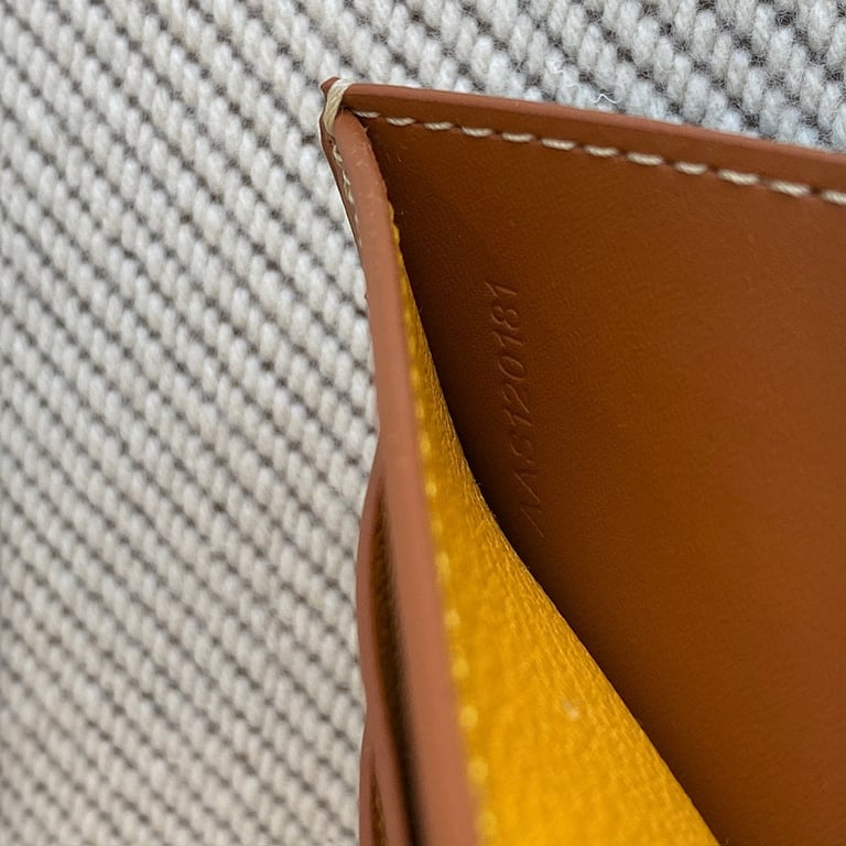 Goyard Bifold Card Wallet Black/Tan - 2