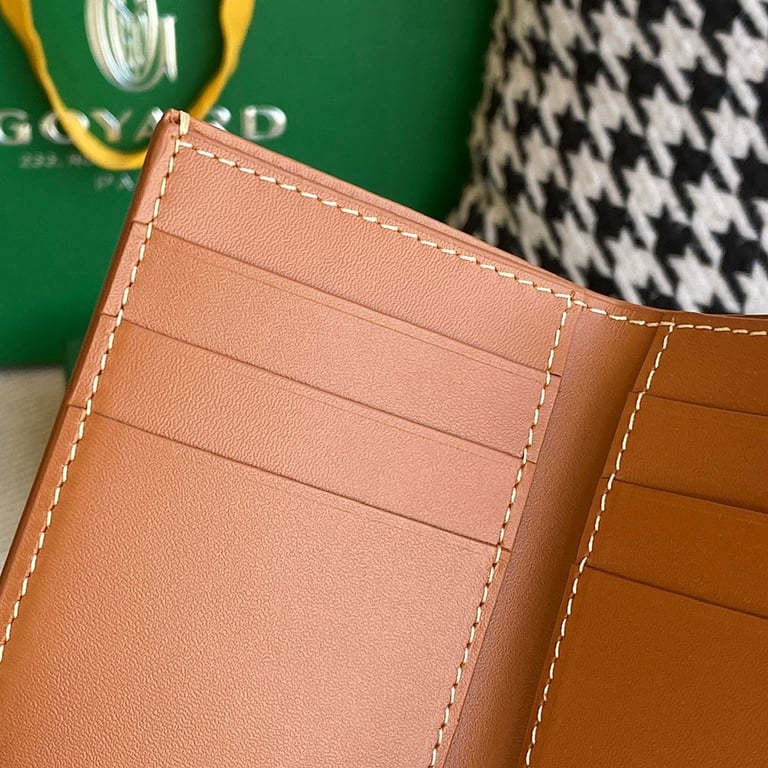 Goyard Bifold Card Wallet Black/Tan - 3