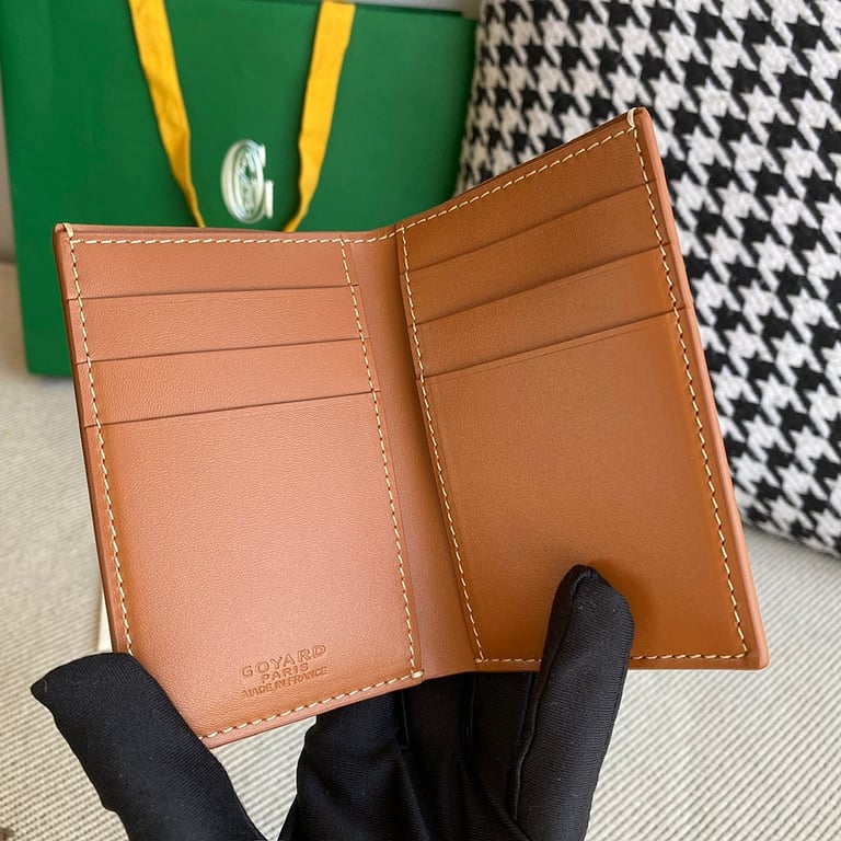 Goyard Bifold Card Wallet Black/Tan - 5
