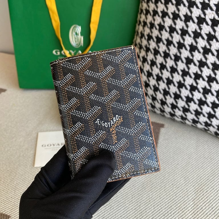 Goyard Bifold Card Wallet Black/Tan - 9