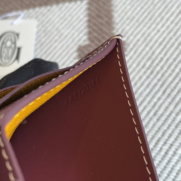 Goyard Saint-Pierre Card Holder Burgundy - 2