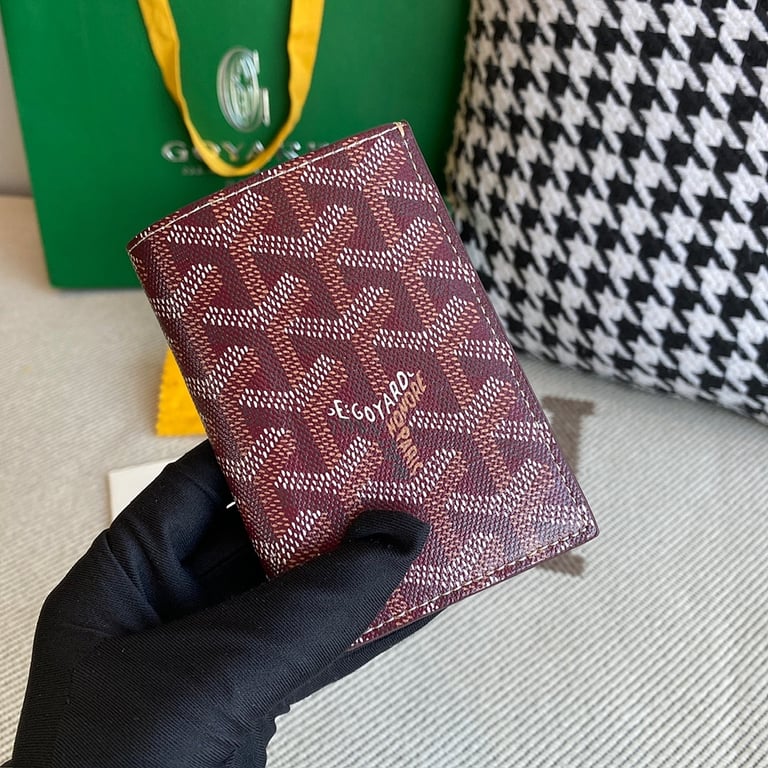 Goyard Saint-Pierre Card Holder Burgundy - 9
