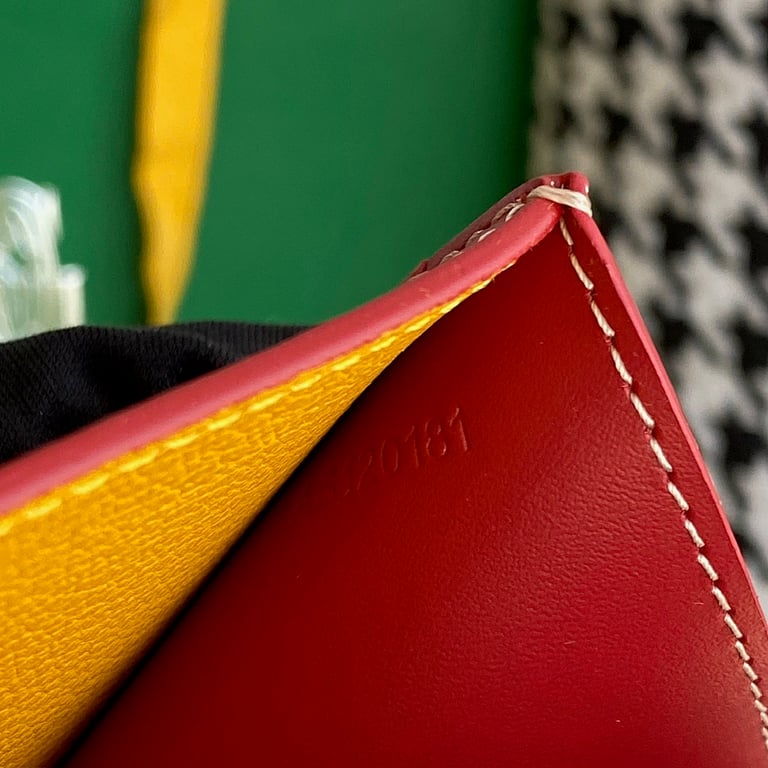 Goyard Victoire Bifold Wallet Red Goyardine - 2