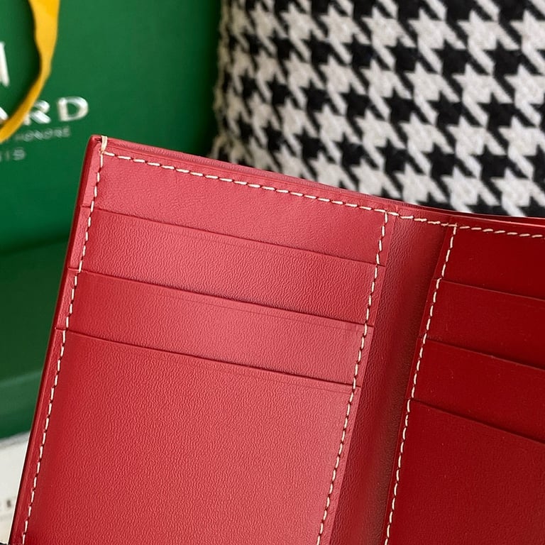 Goyard Victoire Bifold Wallet Red Goyardine - 3