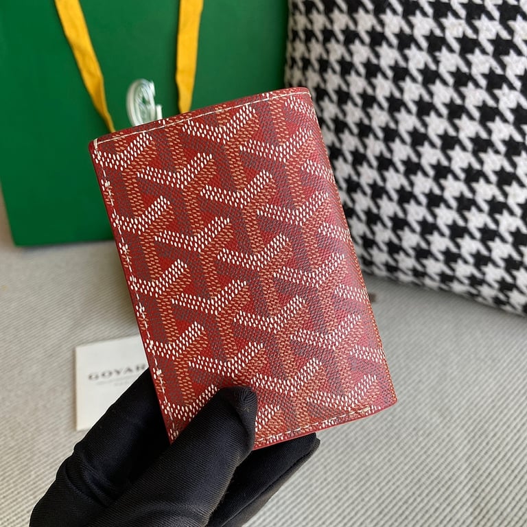 Goyard Victoire Bifold Wallet Red Goyardine - 8