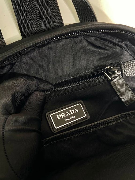 Prada Re-Nylon and Saffiano Leather Backpack 2VZ105 - 2
