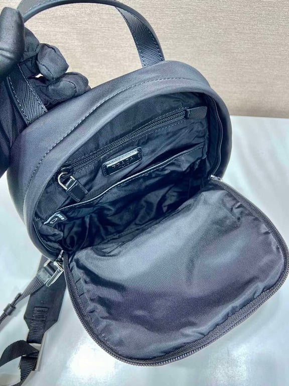 Prada Re-Nylon and Saffiano Leather Backpack 2VZ105 - 4