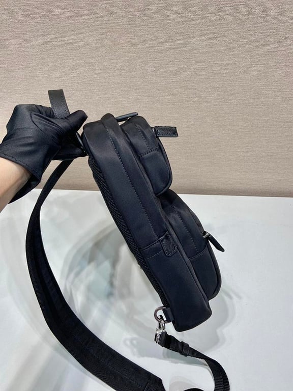 Prada Re-Nylon and Saffiano Leather Backpack 2VZ105 - 6