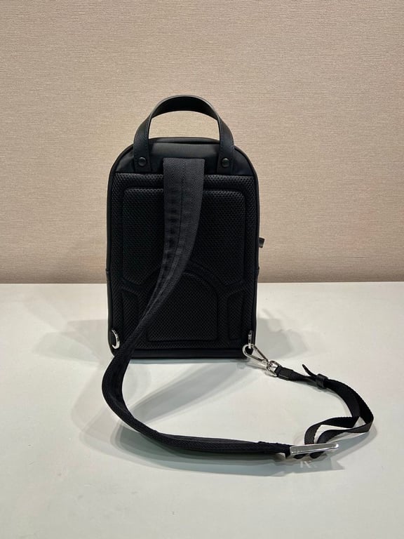 Prada Re-Nylon and Saffiano Leather Backpack 2VZ105 - 7