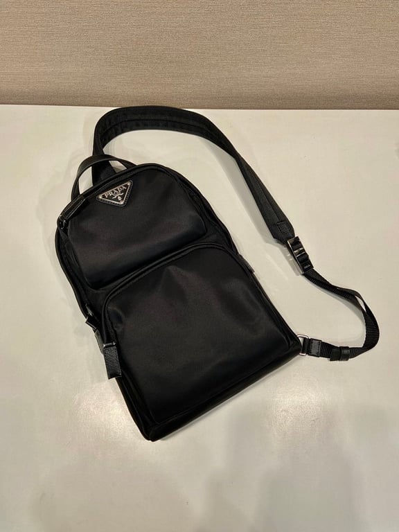 Prada Re-Nylon and Saffiano Leather Backpack 2VZ105 - 9