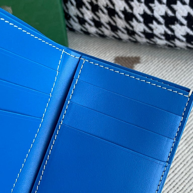 Goyard Bifold Card Holder Blue - 3