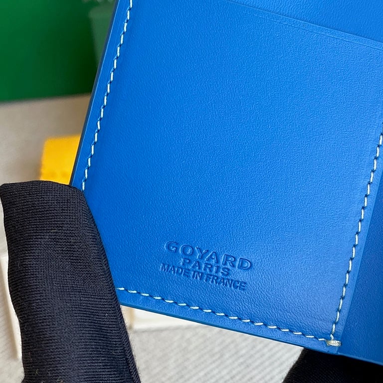Goyard Bifold Card Holder Blue - 4